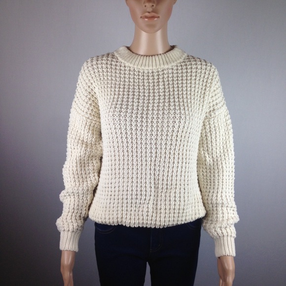 Mango Sweaters - MNG White Sweater Size S
